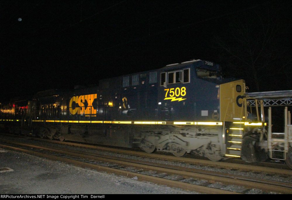 CSX 7508 on I157